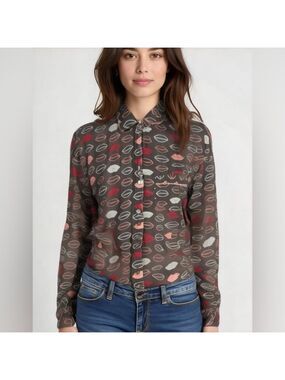 Women's Victoria's Secret Shirt, Size S, Gray & Pink